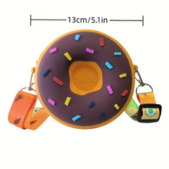 Donut Crossbody Bag Purse For Kids