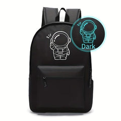 Astronaut School Backpack For Boys And Girls Solid Bag