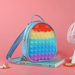 Decompression Backpack Puzzle Toy School Bag Bubble Pinch Pinch Music