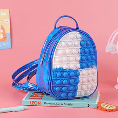 Decompression Backpack Puzzle Toy School Bag Bubble Pinch Pinch Music