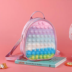 Decompression Backpack Puzzle Toy School Bag Bubble Pinch Pinch Music
