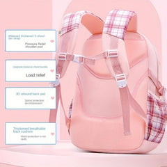 Bow Decor Casual Backpack Lightweight Waterproof Large Capacity School Bag