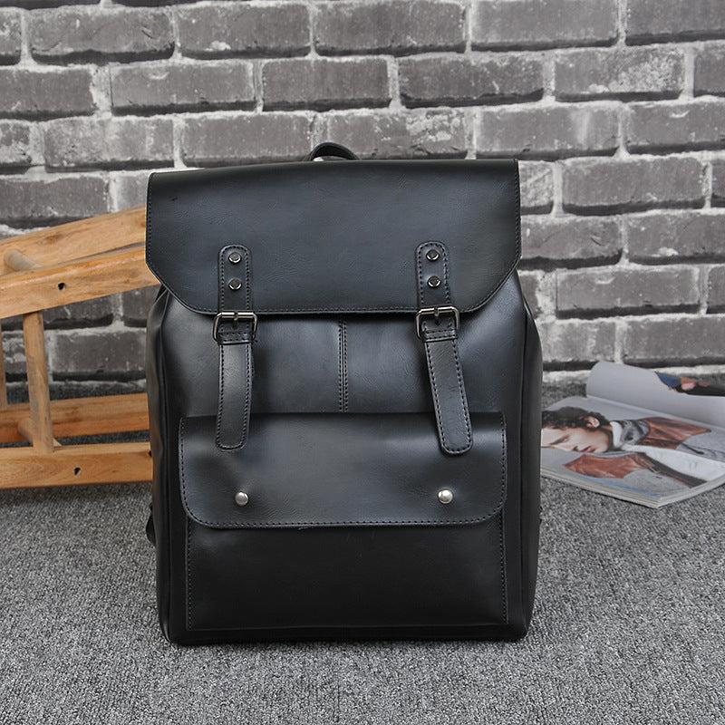 Casual Solid Backpack - Durable and Stylish Bag