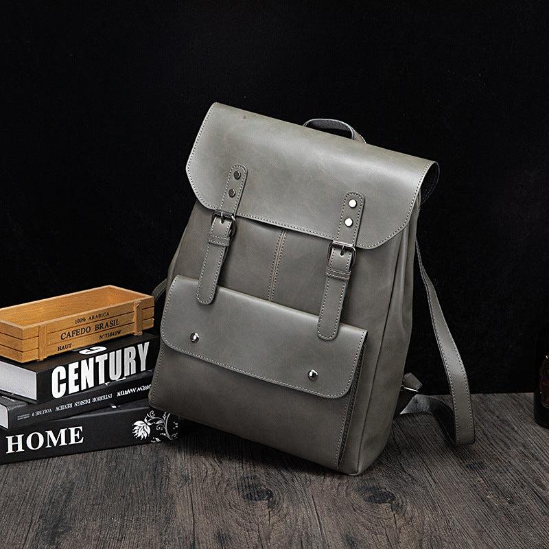 Casual Solid Backpack - Durable and Stylish Bag