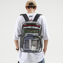 Clear Transparent Backpack for School College Work Security Travel Sports