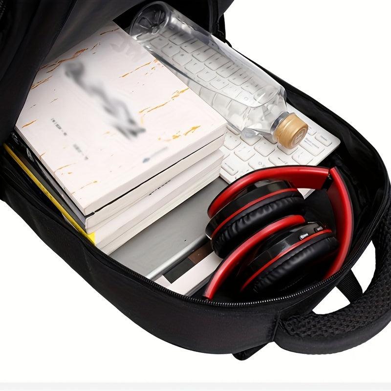 Black Backpack Large Capacity Business Travel Laptop Bag