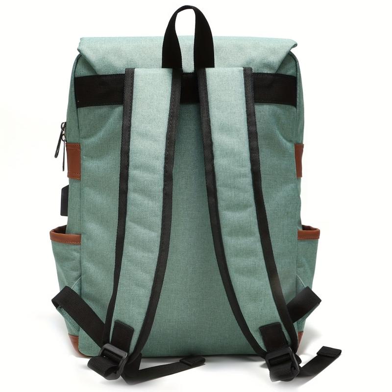 Casual Backpack With USB Charging Port Large Capacity School Bag