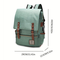 Casual Backpack With USB Charging Port Large Capacity School Bag
