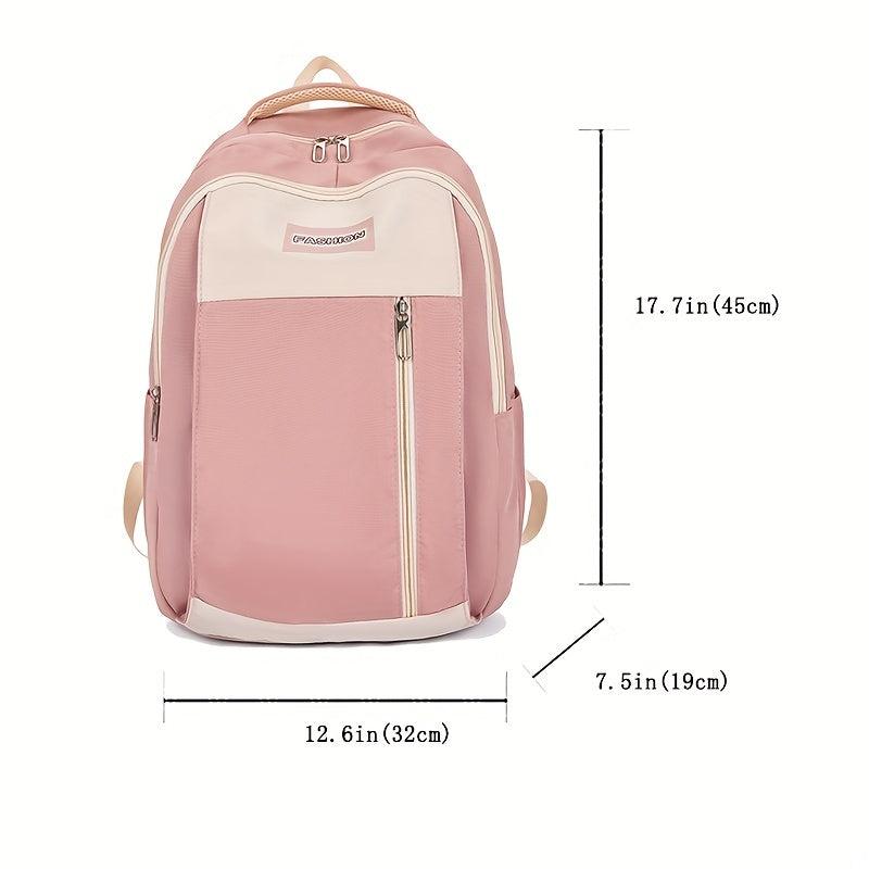Contrast Students Large Capacity Backpack - Travel and School Bag