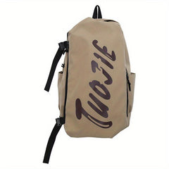 Student Backpack Letter Print Large Capacity Backpack Couple Travel Bag