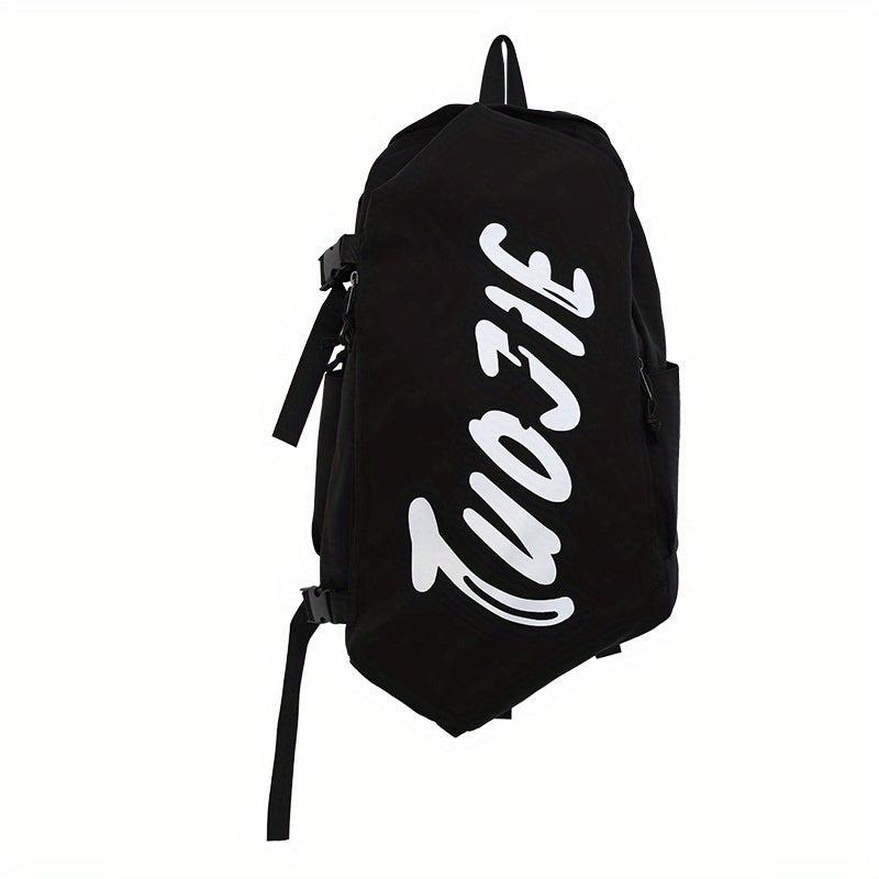 Student Backpack Letter Print Large Capacity Backpack Couple Travel Bag
