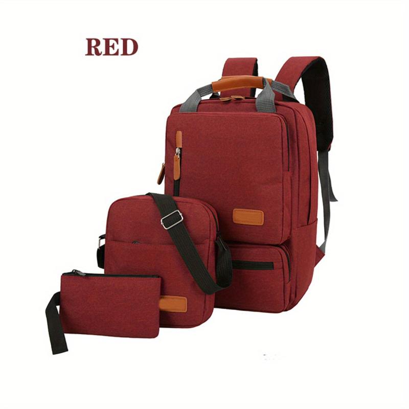 3pcs Casual Outdoor Backpack Set