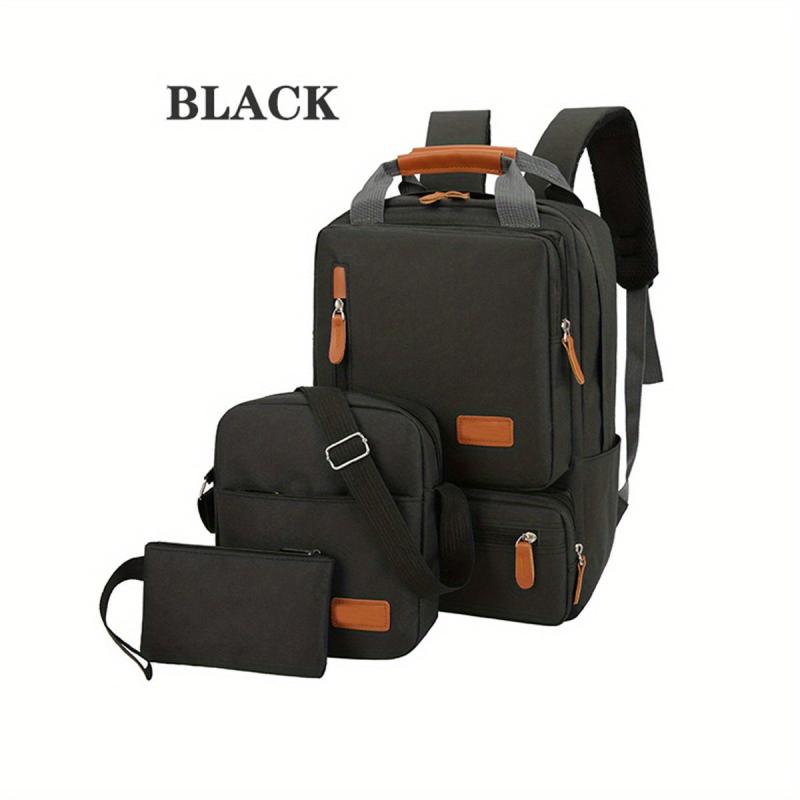 3pcs Casual Outdoor Backpack Set