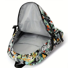 Casual Cartoon Graphic Backpack Large Capacity