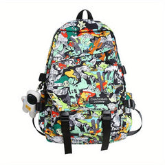 Casual Cartoon Graphic Backpack Large Capacity