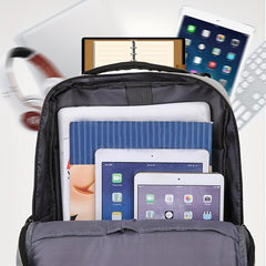 Business Casual Backpack with USB Charging Port, Computer Bag, Travel Bag