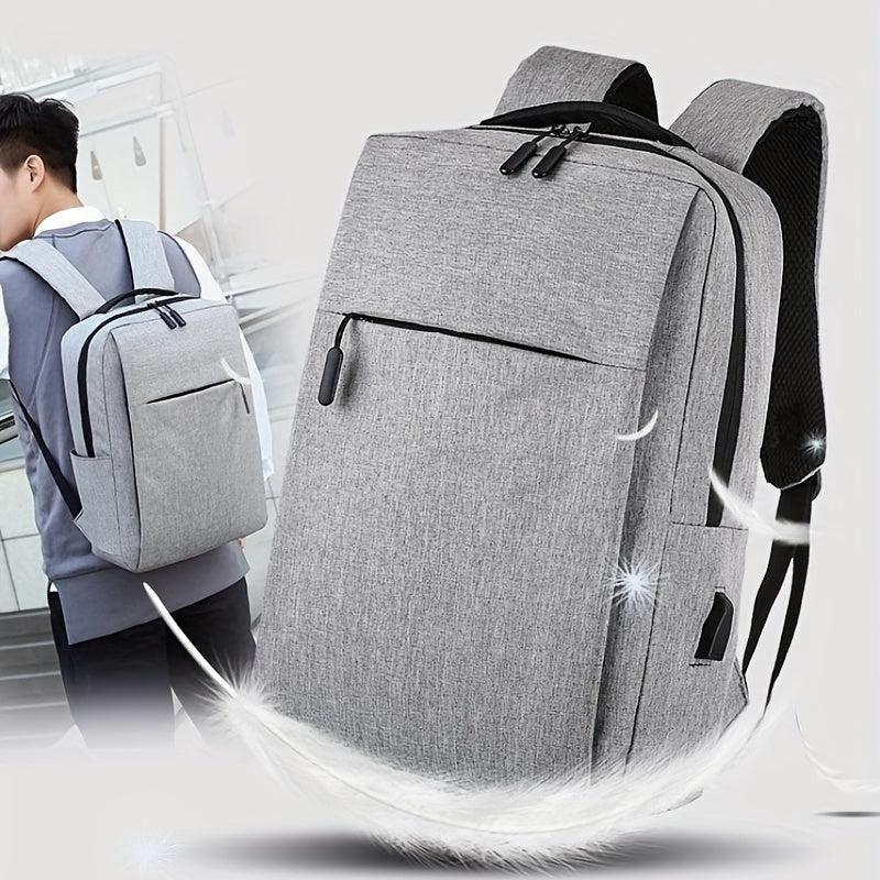 Business Casual Backpack with USB Charging Port, Computer Bag, Travel Bag