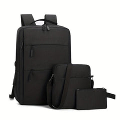 Business Casual Backpack with USB Charging Port, Computer Bag, Travel Bag