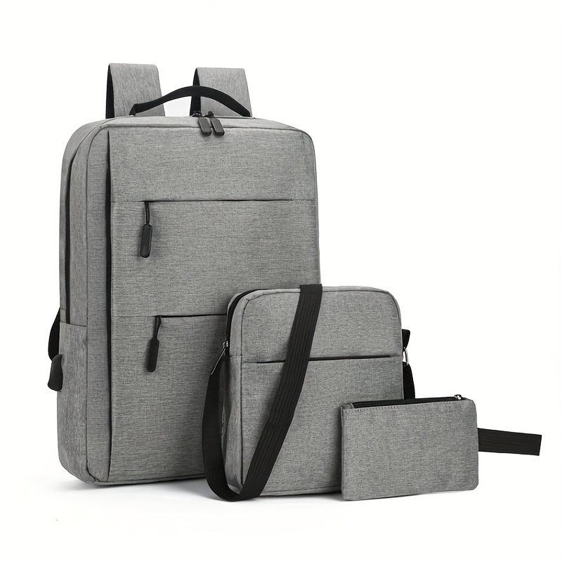 Business Casual Backpack with USB Charging Port, Computer Bag, Travel Bag