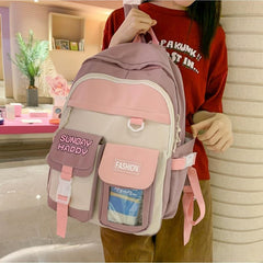 Large Capacity Multifunctional Backpack With Pockets School Bag