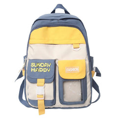 Large Capacity Multifunctional Backpack With Pockets School Bag