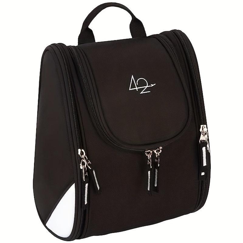 Waterproof Travel Toiletry Bag with Strong Zippers and 17 Compartments
