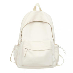Large Capacity High School Backpack for Students - Solid Color