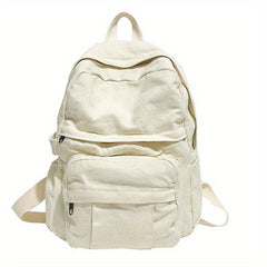 Vintage Canvas Backpack Distressed Style Bag