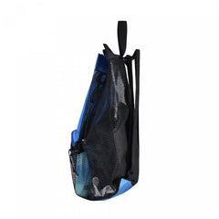 Swim Bag Mesh Drawstring Backpack Wet Pocket Beach Gym Workout Gear