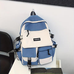 Preppy Large Capacity Backpack for School Outdoor Travel