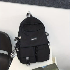 Preppy Large Capacity Backpack for School Outdoor Travel