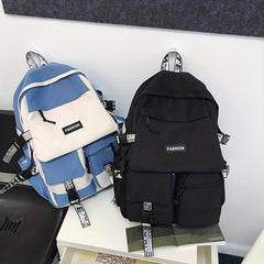 Preppy Large Capacity Backpack for School Outdoor Travel