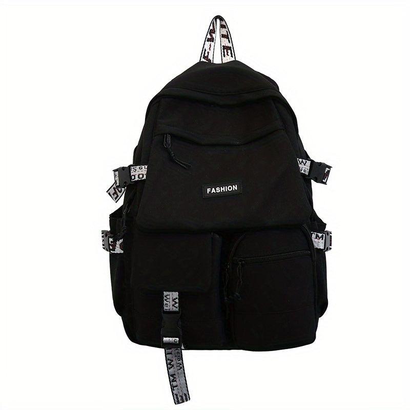 Preppy Large Capacity Backpack for School Outdoor Travel
