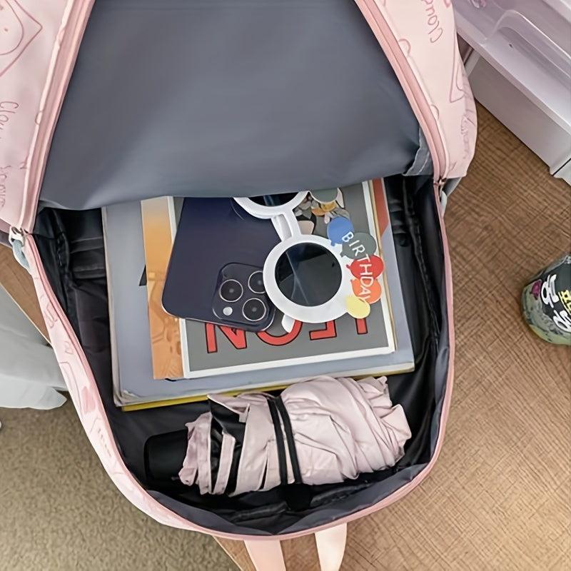 Graffiti Canvas Waterproof Backpack School Bag