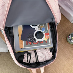 Graffiti Canvas Waterproof Backpack School Bag