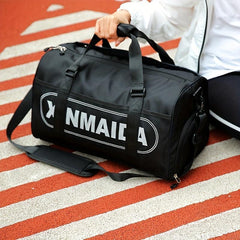 Travel Bag With Independent Shoes Storage Yoga Sports Bag