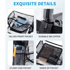 Clear Tote Bag Stadium Approved with Adjustable Strap