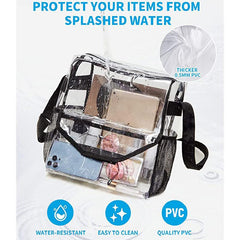 Clear Tote Bag Stadium Approved with Adjustable Strap