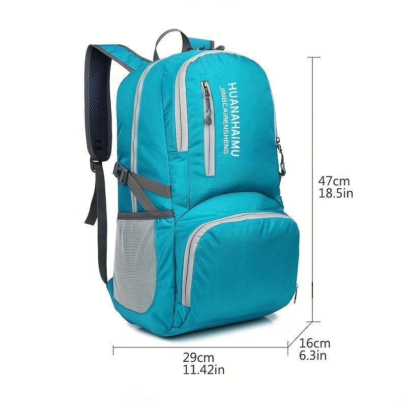 Large Capacity Folding Backpack Lightweight Waterproof Portable Bag