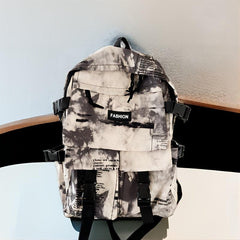 Printed Student Backpack Large Capacity for Travel School