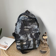 Printed Student Backpack Large Capacity for Travel School