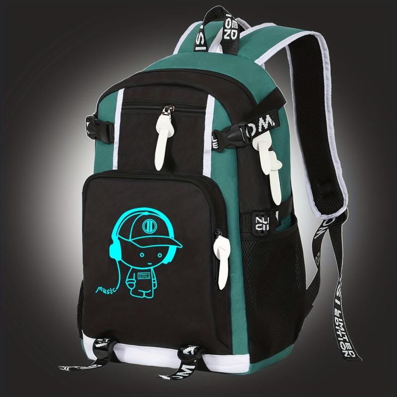 Glow In The Dark Backpack Large Capacity Schoolbag For Students