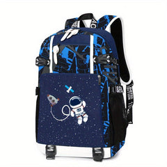 Glow In The Dark Backpack Large Capacity Schoolbag For Students