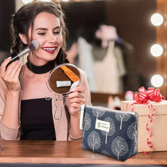 Casual Canvas Cosmetics Bag Zipper Coin Purse