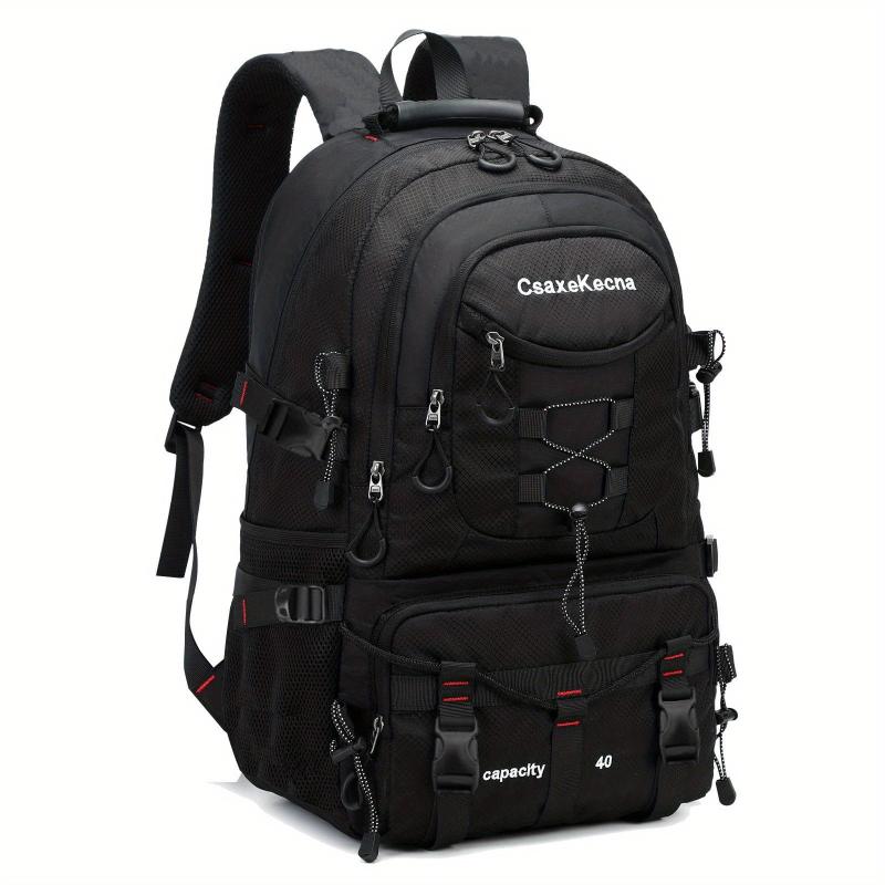 40L Waterproof Hiking Backpack with Rain Cover Lightweight Travel Bag