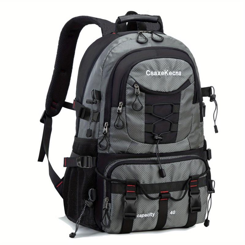 40L Waterproof Hiking Backpack with Rain Cover Lightweight Travel Bag