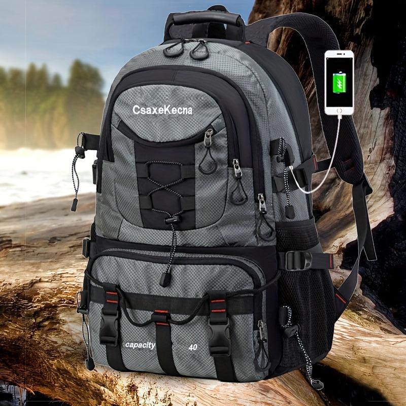 40L Waterproof Hiking Backpack with Rain Cover Lightweight Travel Bag