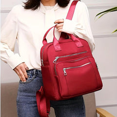 Waterproof Oxford Cloth Backpack Large Capacity Travel Casual Bag
