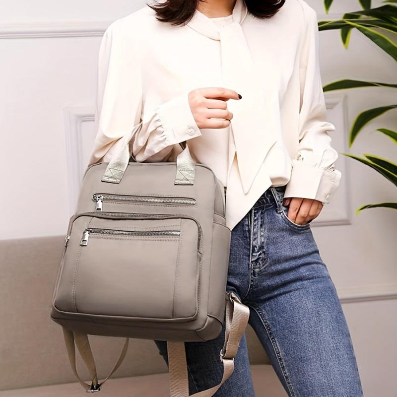 Waterproof Oxford Cloth Backpack Large Capacity Travel Casual Bag