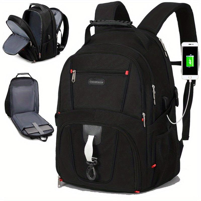 Business Travel Laptop Backpack with USB Charging Port
